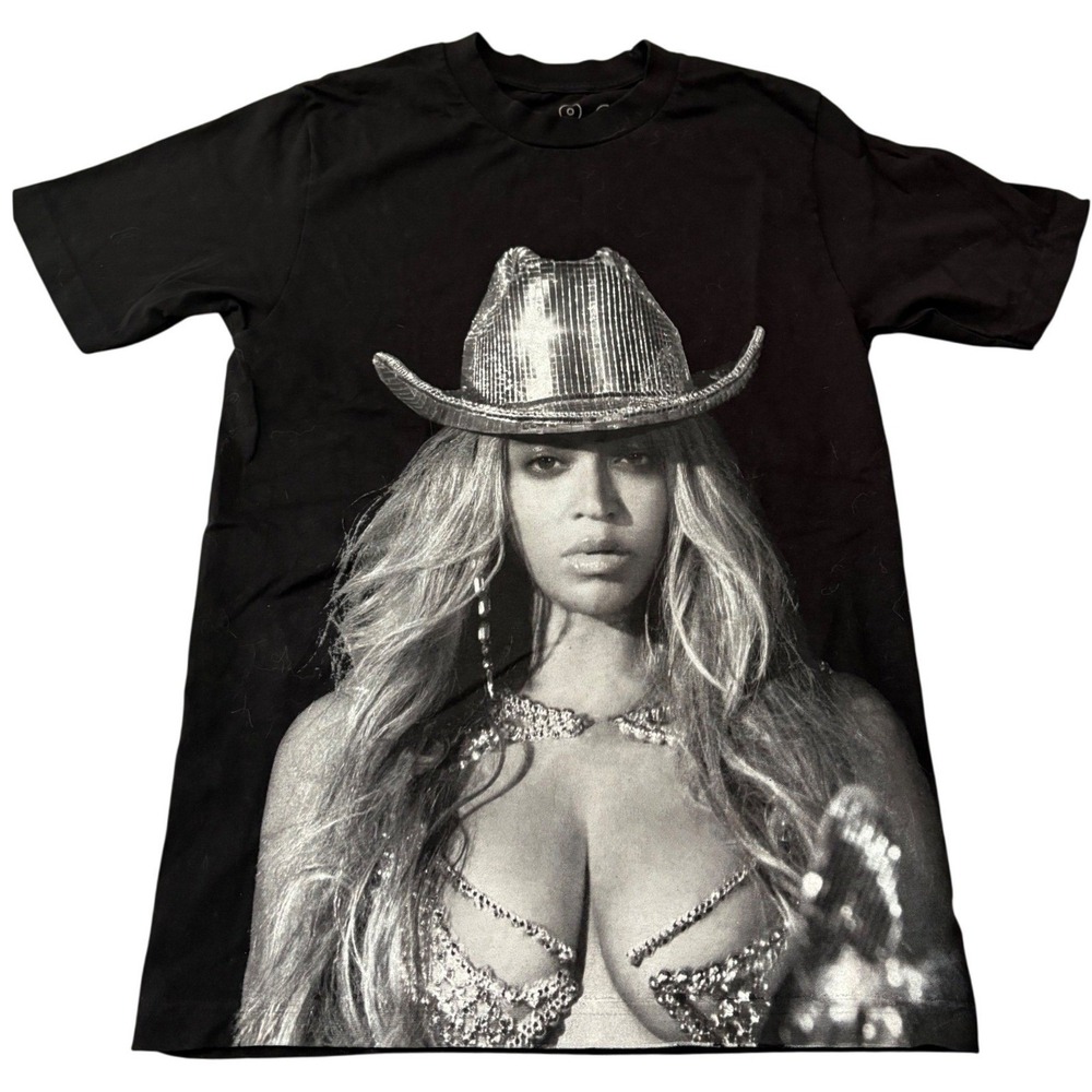 Beyoncé Renaissance World Tour 2023 T-Shirt Womens Small Black Graphic Tee RWT